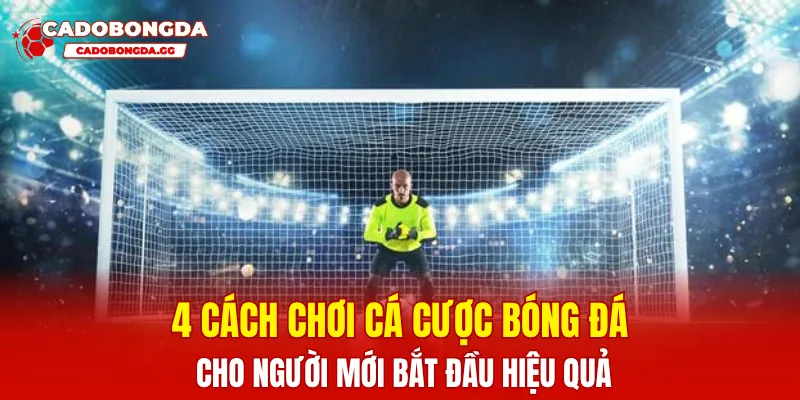 4 cách chơi cá cược bóng đá cho người mới bắt đầu hiệu quả