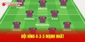 Đội hình 4-3-3 mạnh nhất