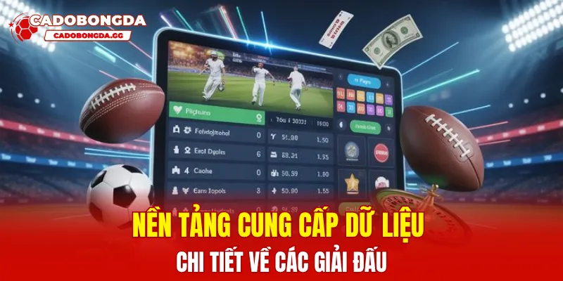 Nền tảng cung cấp dữ liệu chi tiết về các giải đấu
