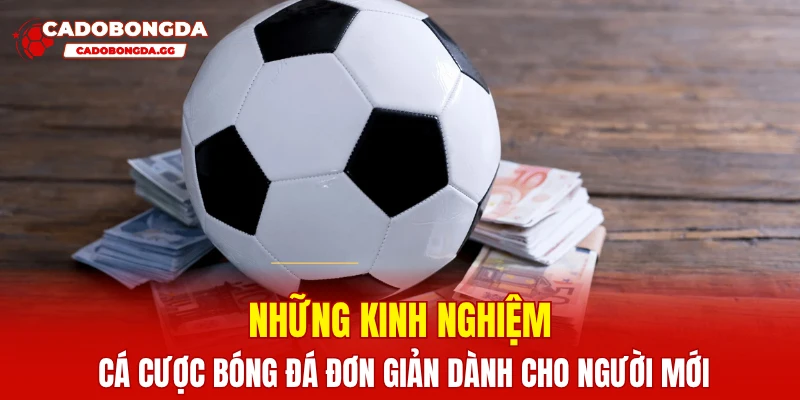 Những kinh nghiệm cá cược bóng đá đơn giản dành cho người mới